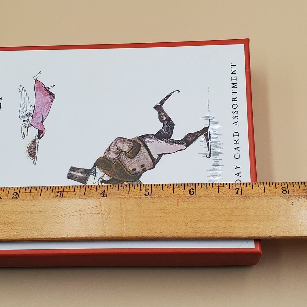 Edward Gorey Holiday Card Box of 16 Cards AgoreyChristmas Quirky Funny Xmas - Picture 11 of 16